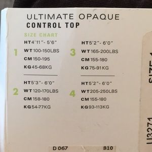 42 off hue accessories brown ultimate opaque with control top hue size chart